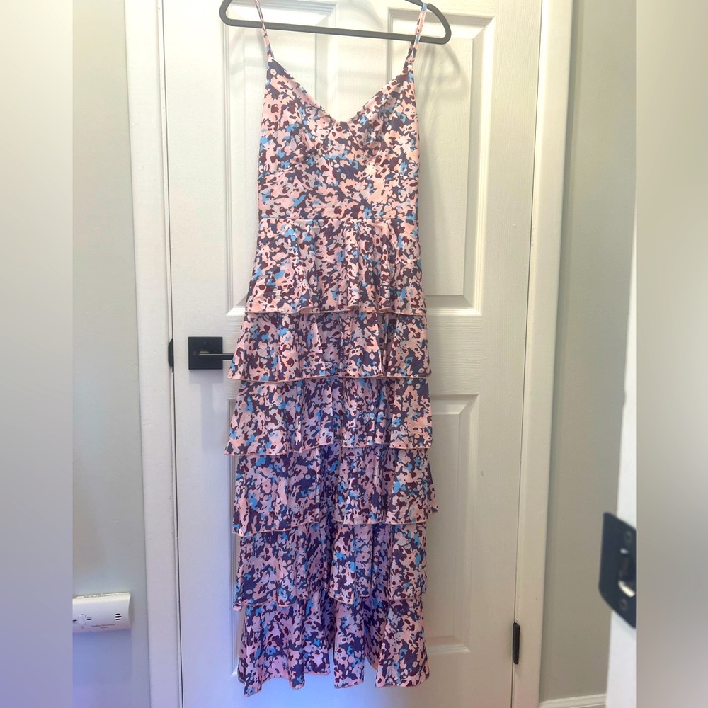 NWOT Tiered Ruffle Dress;  Size: Medium